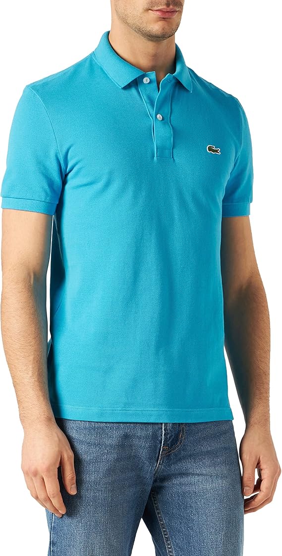 lacoste 男士修身 polo 衫